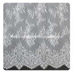Chiny Ekologiczny materiał do farbowania, Flora Bridal Chantilly Nylonowa koronka z nylonowym materiałem dostawca
