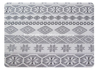 Chiny Geometryczny poliestrowy materiał koronki do odzieży / zasłony CY-CT8519 dostawca