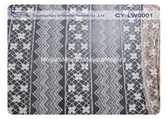 Chiny Sukienka bawełniana z nylonu Tkanina z koronki ekologicznej 30% nylon 70% bawełna CY-LW0001 dostawca