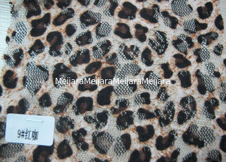 Chiny Niestandardowe cyfrowe drukowane Stretch Sexy Leopard Lace Fabric By The Yard dostawca