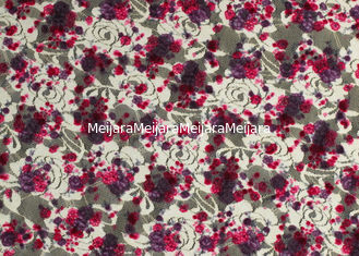 Chiny Spandex Digital Printed Haftowany materiał koronki na sukienkę / odzież CY-LY0061 dostawca