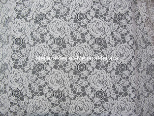 Chiny Eco Friendly Cotton Nylon Flower Koronkowa tkanina biała na bluzkę OEM ODM dostawca
