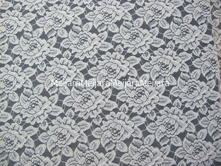 Chiny Allover Guipure Cotton Nylon Lace Mesh Fabric / Floral Lace Fabric SGS dostawca