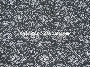 Chiny Custome Design Czarna elastyczna dzianina dla kobiet SYD-0184 Allover dla kobiet dostawca