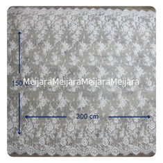 Chiny 100 Nylonowa szwajcarska woalowa Chantilly Lace, spersonalizowana francuska koronka dostawca