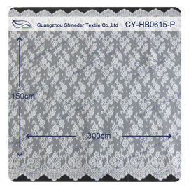 Koronkowa kwiecista Chantilly zapiekanka Lace, BV / ITS Suknia ślubna 150 x 300 cm dostawca