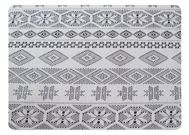 Geometryczny poliestrowy materiał koronki do odzieży / zasłony CY-CT8519 dostawca