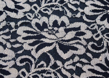 Niestandardowy kwiat nylon elastycznej koronki tkaniny do tapicerki OEM / ODM CY-LW0790 dostawca
