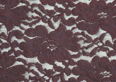 Elastyczna elastyczna tkanina z koronki 60% bawełna 30% nylon 10% elastan CY-LW0790 dostawca