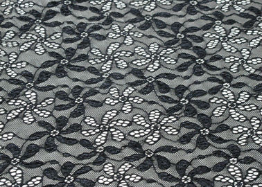 Odporna na kurczenie elastyczna tkanina z koronki, 90% nylon 10% tkanina elastanowa CY-LW0795 dostawca