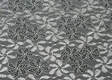 90% Nylon + 10% elastan Kwiat Elastyczny Koronkowy materiał na bieliznę CY-LW0795 dostawca