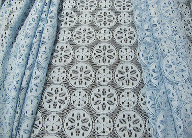 Royal Blue Cotton Nylonowa tkanina z koronki materiału dekoracyjnego w kształcie płatka śniegu dostawca