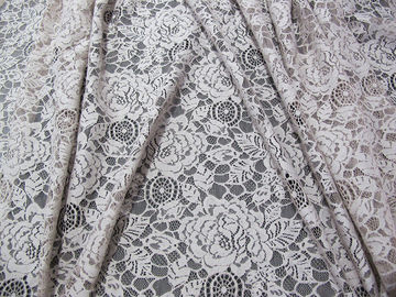 Eco Friendly Cotton Nylon Flower Koronkowa tkanina biała na bluzkę OEM ODM dostawca