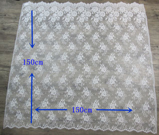 Kwadratowy nylonowy ścieg koronkowy / sukienka Wykwintna koronka do dekoracji 150cm x 150cm dostawca