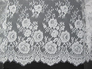 Kwadratowy nylonowy ścieg koronkowy / sukienka Wykwintna koronka do dekoracji 150cm x 150cm dostawca