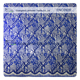 Cord Lace Fabric Powtórka rzęs Tkanina bawełniana i nylonowa z linii fal dostawca