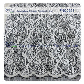 Cord Lace Fabric Powtórka rzęs Tkanina bawełniana i nylonowa z linii fal dostawca