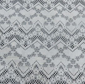 Kwiecista Linia Otwory Bawełna Nylonowa Koronkowa Tkanina Dla Pań Dressing 150CM Szerokość dostawca