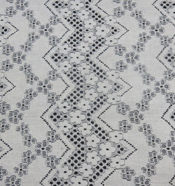 Kwiecista Linia Otwory Bawełna Nylonowa Koronkowa Tkanina Dla Pań Dressing 150CM Szerokość dostawca
