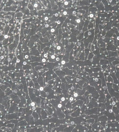Wielokolorowy haftowany koralikowy materiał koronkowy dostawca