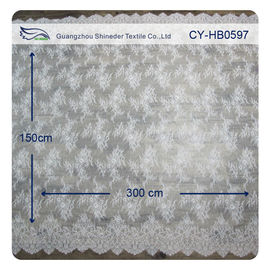 Fashion Nylon Stretch Eyelash Ruffled Lace Tapicerka / Haftowana Koronkowa tkanina dostawca