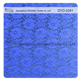 2016 Summer Launch Indigo Blue Cord Lace, kwiatowa koronka, ciemny niebieski kolor Dostępny dostawca