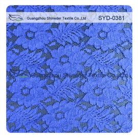 2016 Summer Launch Indigo Blue Cord Lace, kwiatowa koronka, ciemny niebieski kolor Dostępny dostawca