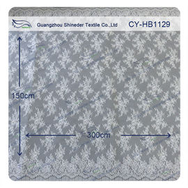 Allover Flower Soft Handfeel Chantilly Lace, High End Bridal Fabric Tapicerka dostawca