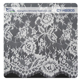 100 Nylonowa szwajcarska woalowa Chantilly Lace, spersonalizowana francuska koronka dostawca